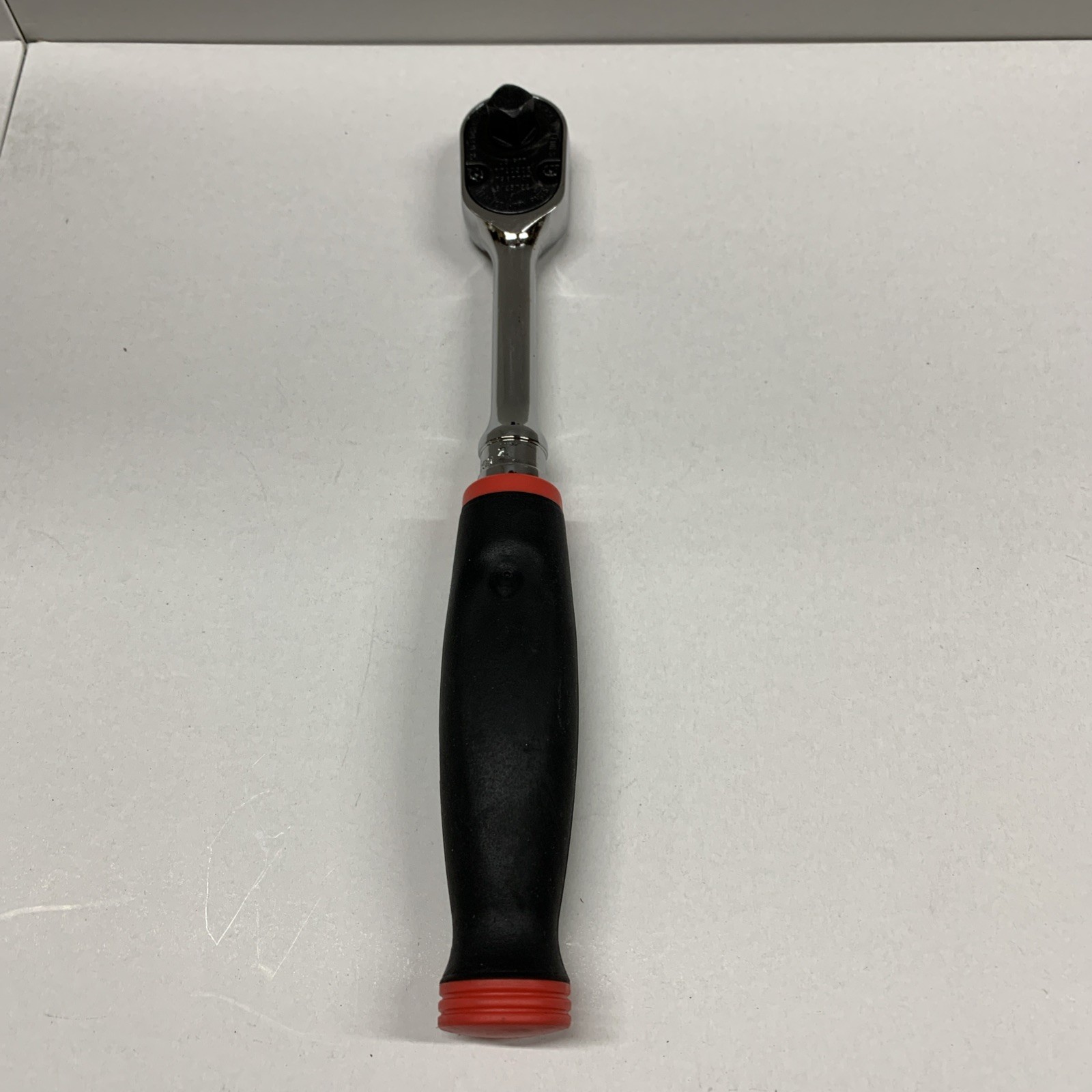 Snap On Tools USA FH80 3/8″ Drive RED Soft Grip Standard Fixed Head Ratchet NEW