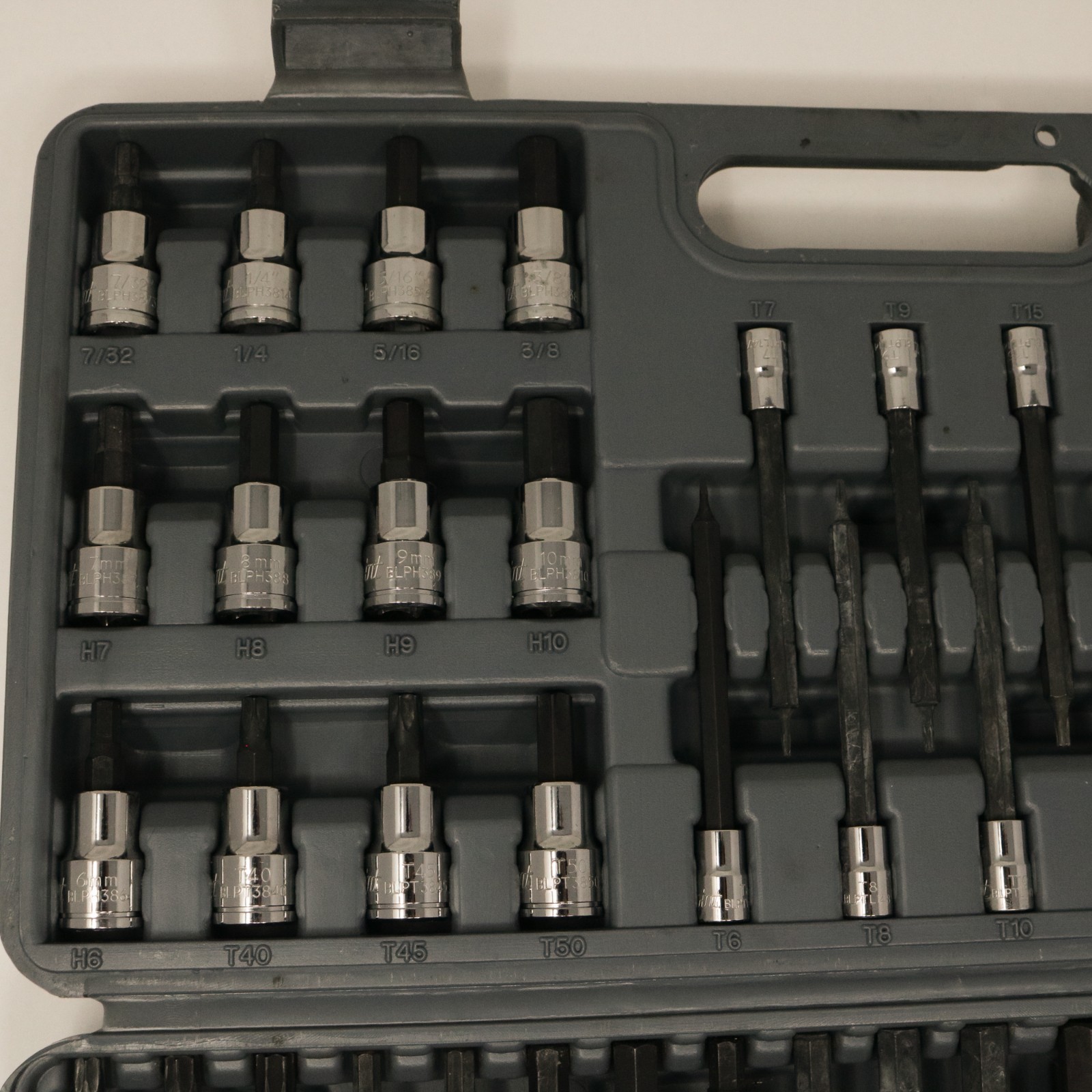 Blue-Point BLPTHC87 87 Pc Torx & Hex Bit Socket Set SAE/Metric Complete
