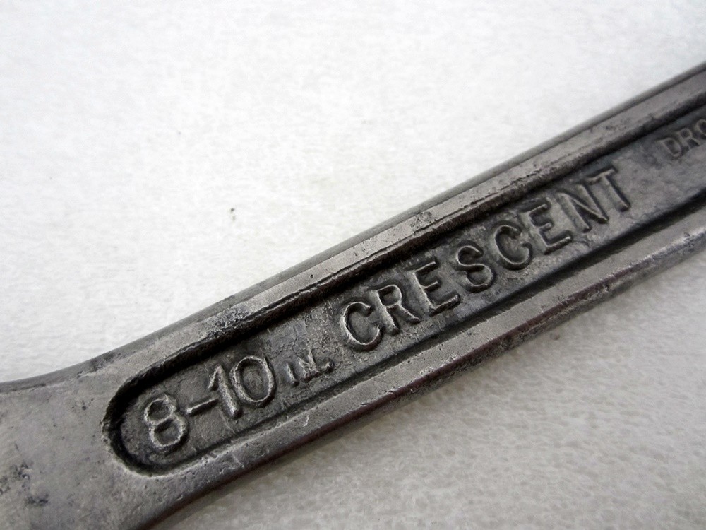 Vintage Crescent 8″ & 10″ Double Adjustable Wrench 8-10 Made in USA