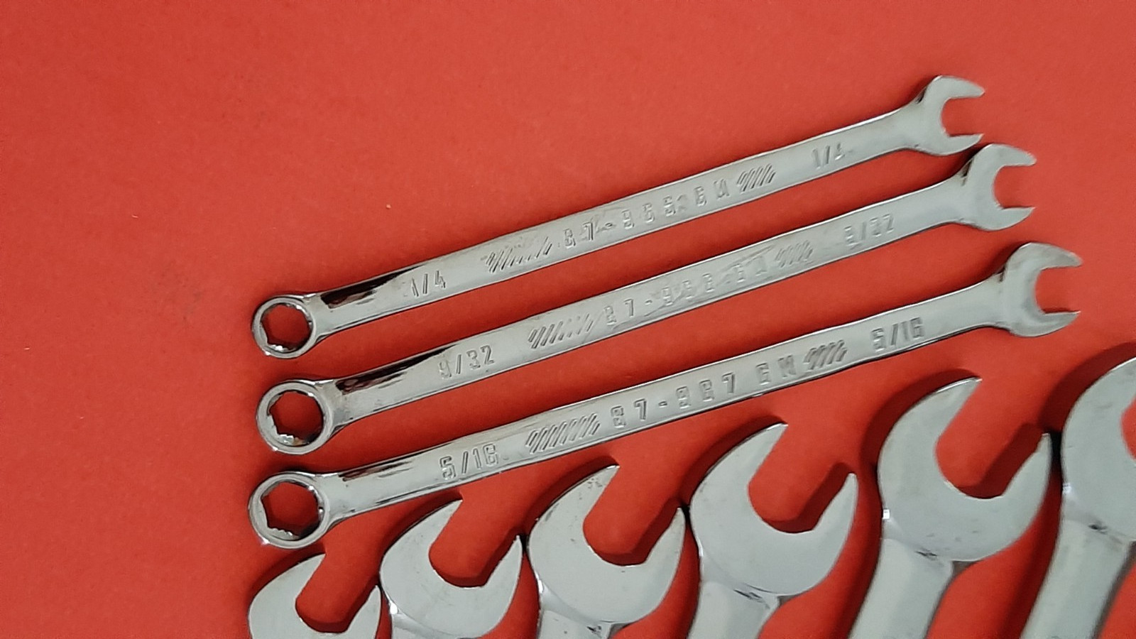 NEW Craftsman OVERDRIVE 10 Piece SAE Combination Wrench Set 1/4″ to 3/4″