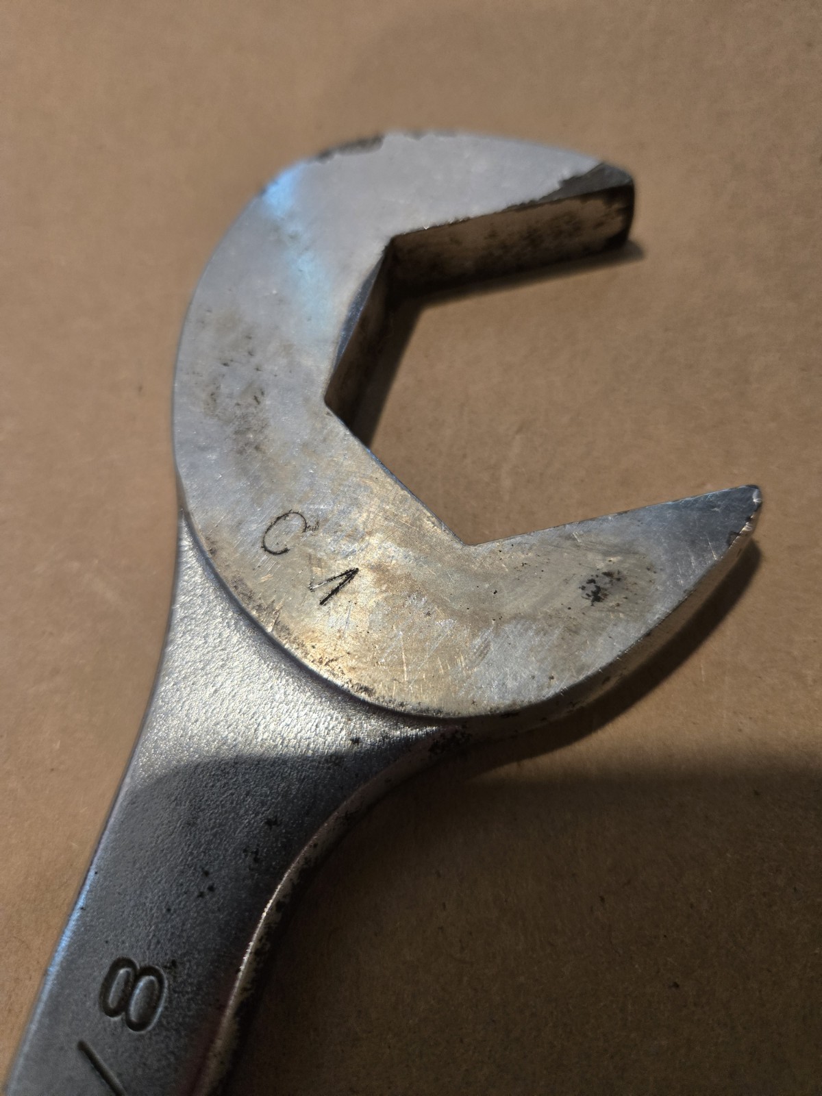 Mac Tools 1-5/8″ SAE Chrome Four Way Angle Head Open End Wrench USA DA52