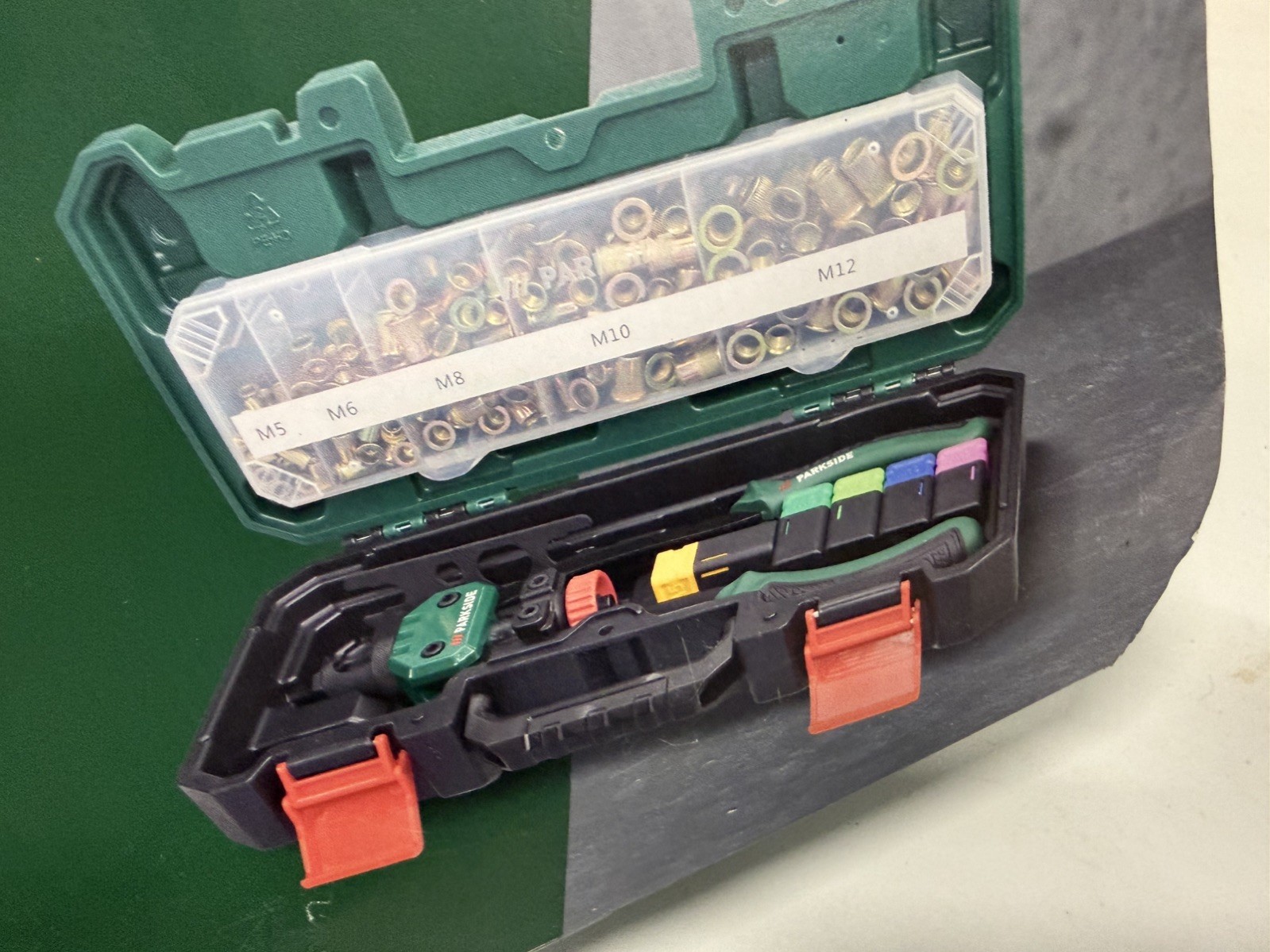 Parkside Rivet Nut Tool with Accessories 151 pieces, Brand New, German Quality