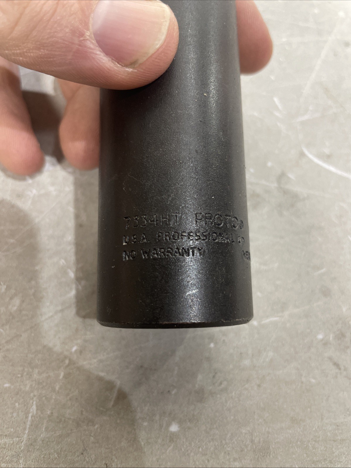 Proto J7334HT, 1-1/16″ Deep Impact Socket, 1/2″ Drive, 6 Point, Thinned Walled