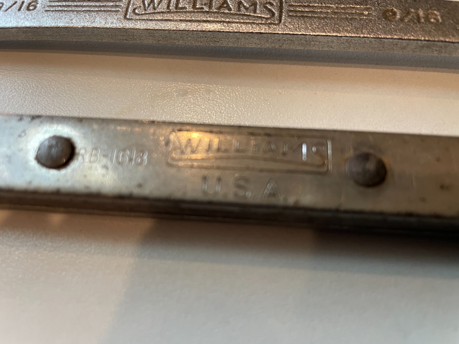 5 VTG J.H. WILLIAMS Double Box End Ratcheting Combination Adjustable Wrench set
