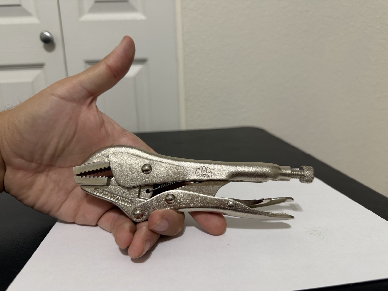 MAC TOOLS MLP7SJ 7″ Straight Jaw Locking Pliers Vice Grip Free Shipping