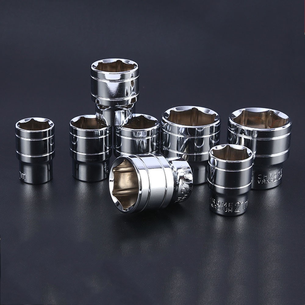 1/2″ Drive 6 Point Shallow & Deep Metric Socket 8mm-32mm Standard Sockets Cr-v ！