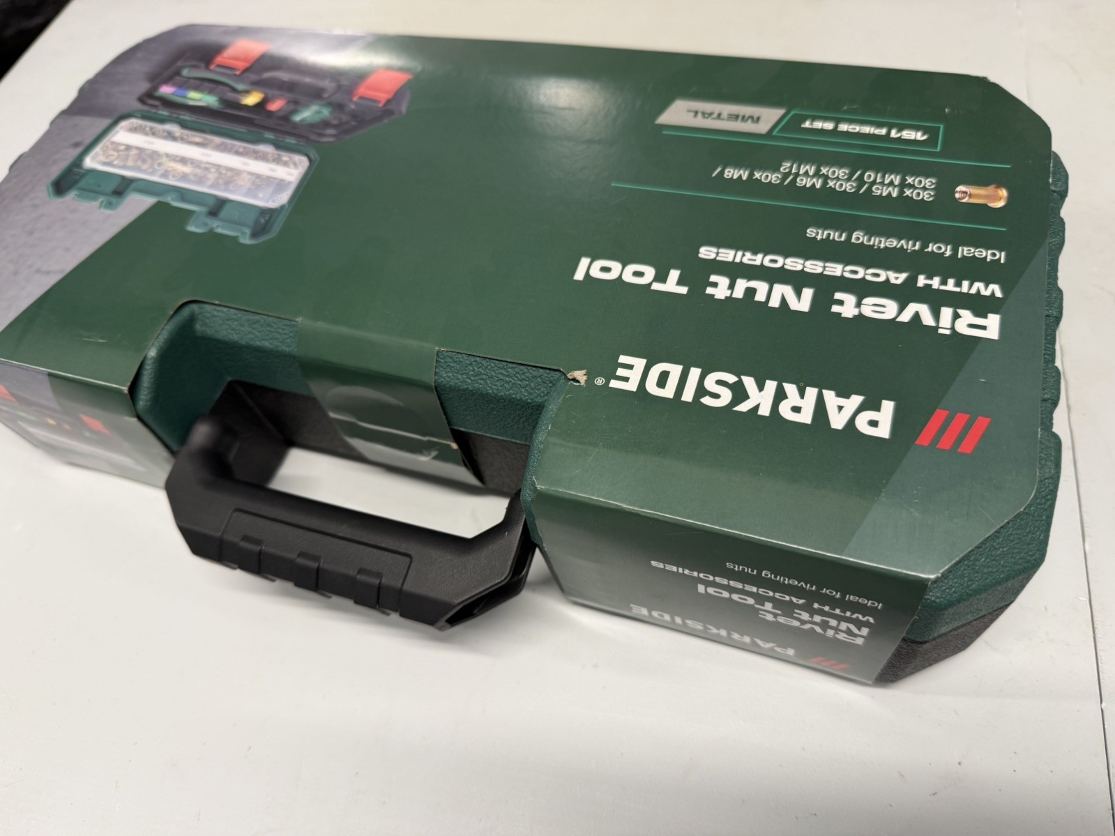 Parkside Rivet Nut Tool with Accessories 151 pieces, Brand New, German Quality