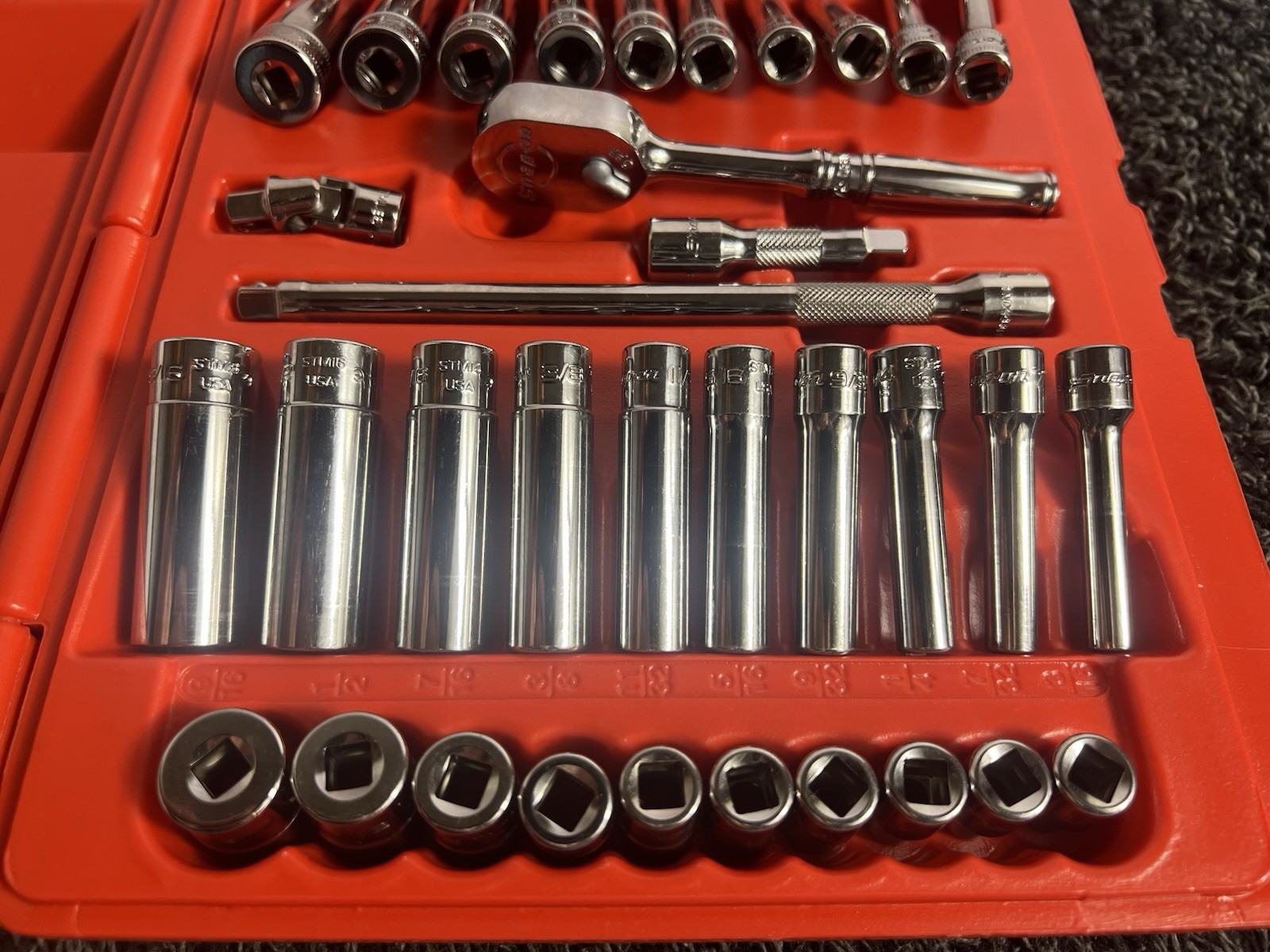 Snap-on 144TMPB 44pc 1/4” Drive 6pt General Service Set *Excellent*