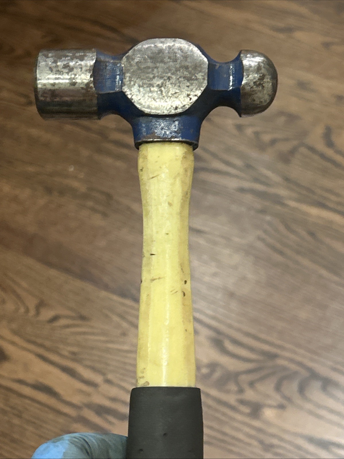 VAUGHAN Ball Pein Hammer, 16 oz, Fiberglass handle, American high carbon steel
