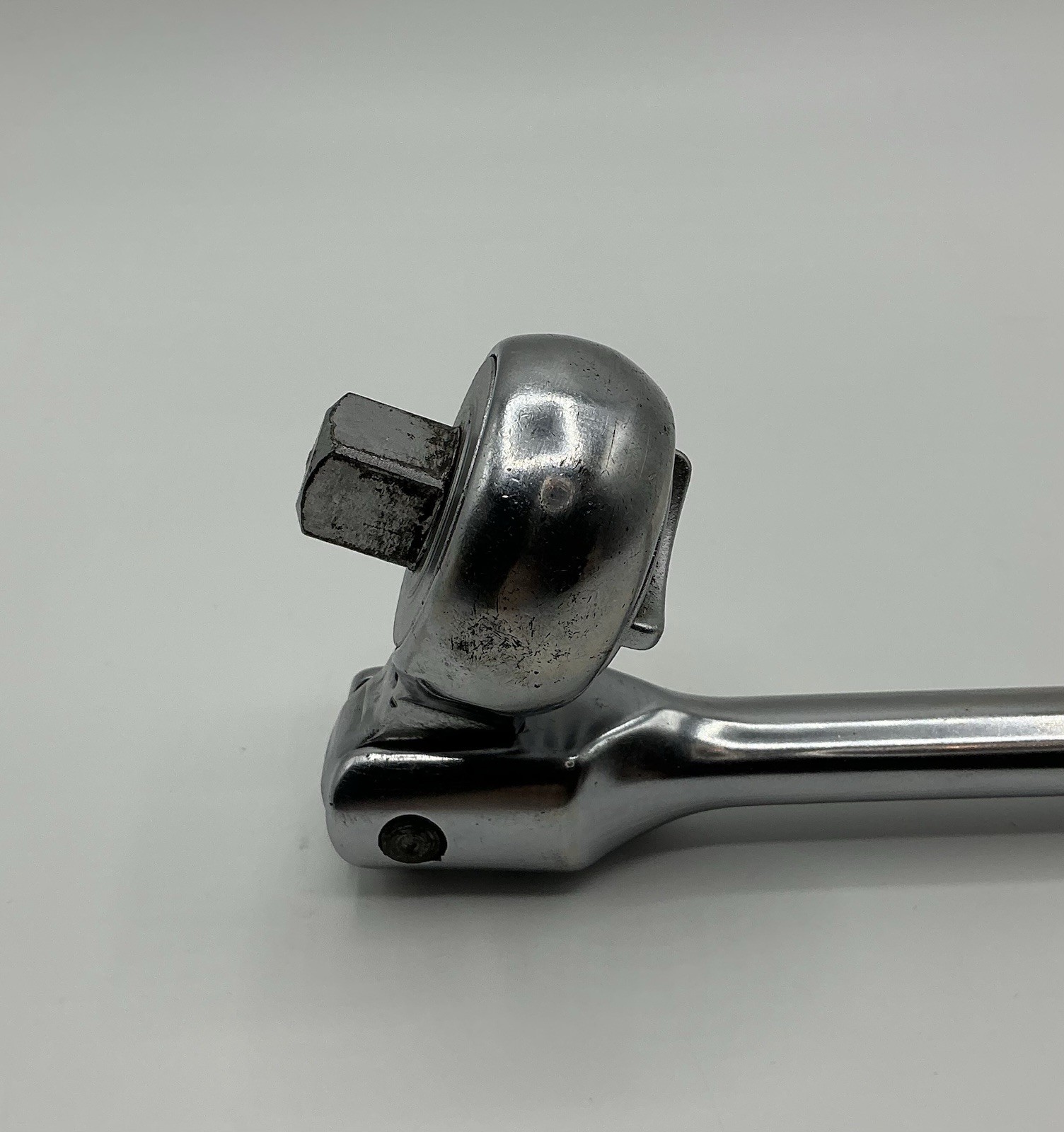 Vtg INDESTRO USA #3270 Indexing Flex Head 1/2” Drive Ratchet Just Serviced