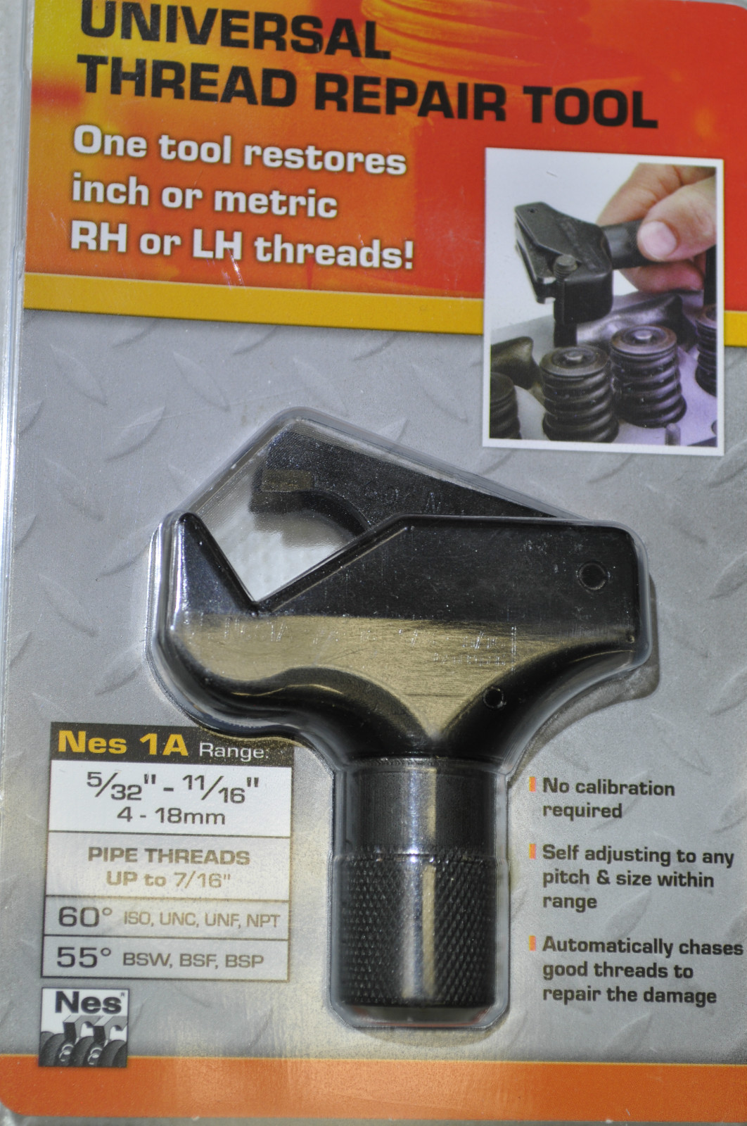Universal External Thread Repair Tool 5/32″ – 11/16″ SHILO NES-1A Made in Israel