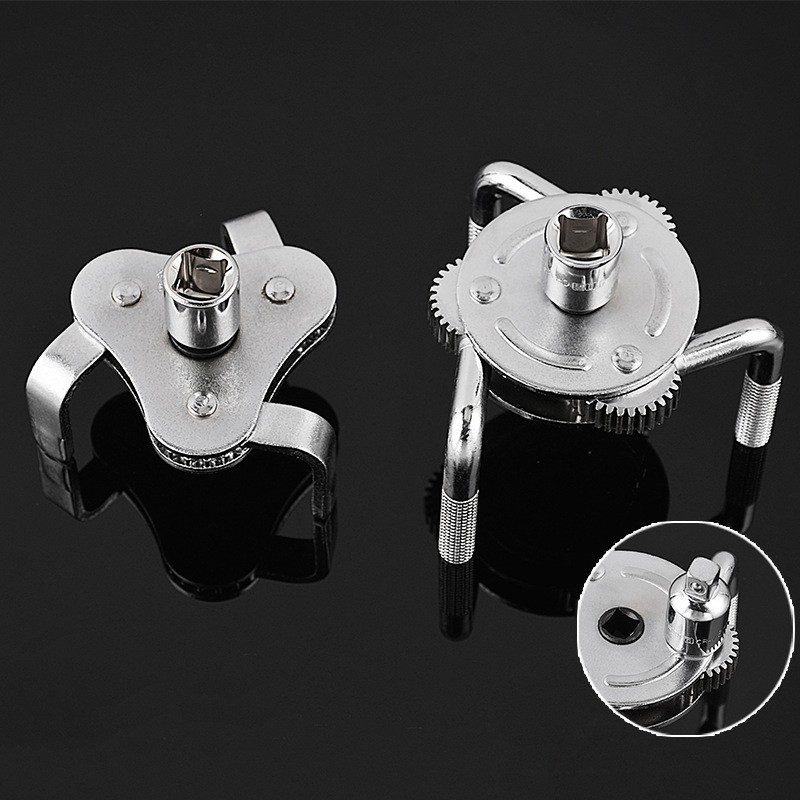 Chrome Vanadium Steel Round three Claw Machine Oil Filter Wrench Tool Car Auto
