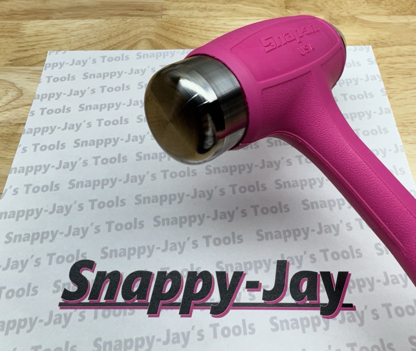 Snap-on Tools USA NEW ELECTRIC PINK 32oz Ball Peen Dead Blow Hammer HBBD32EP