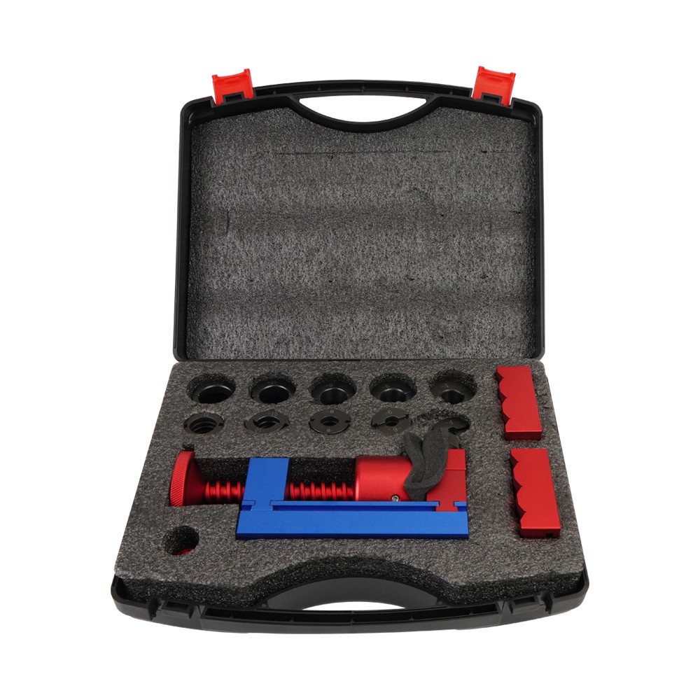 AN4-AN12 Fuel Line Fittings Installation Tool Fuel Hose Repair Tool Kit Red&Blue