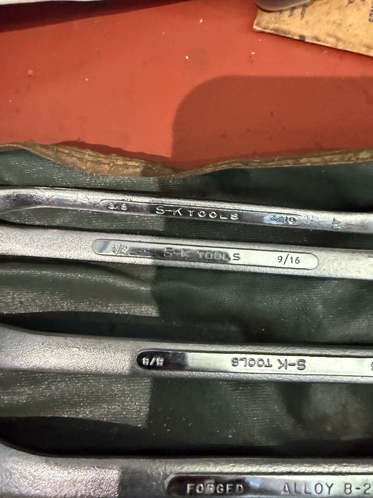 SK set Model 360 Offset box end wrench six piece set 3/8 – 1″