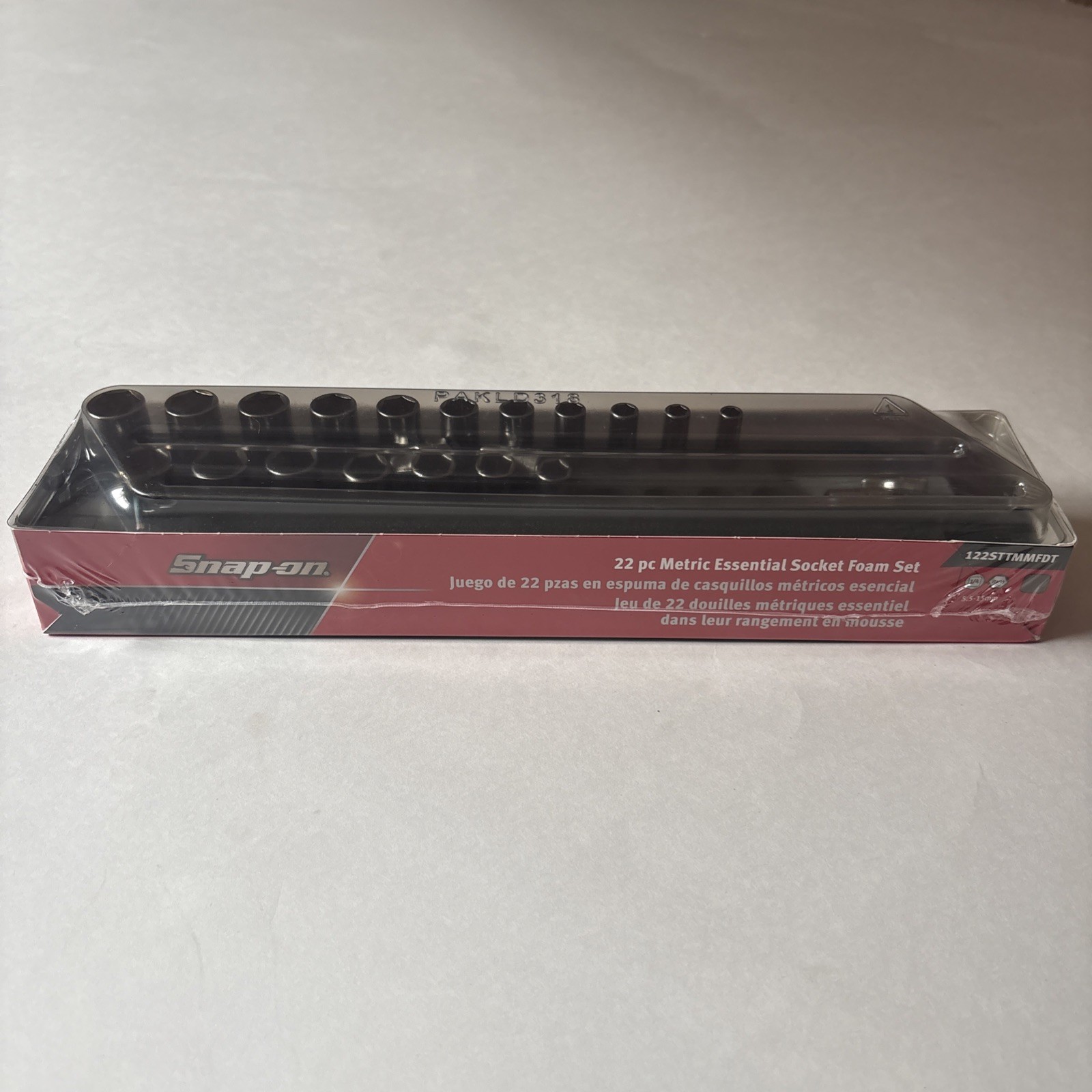 Snap-on 122STTMMFDT 22pc 1/4″ Metric 5.5-15mm Shallow & Deep Socket Set In Foam