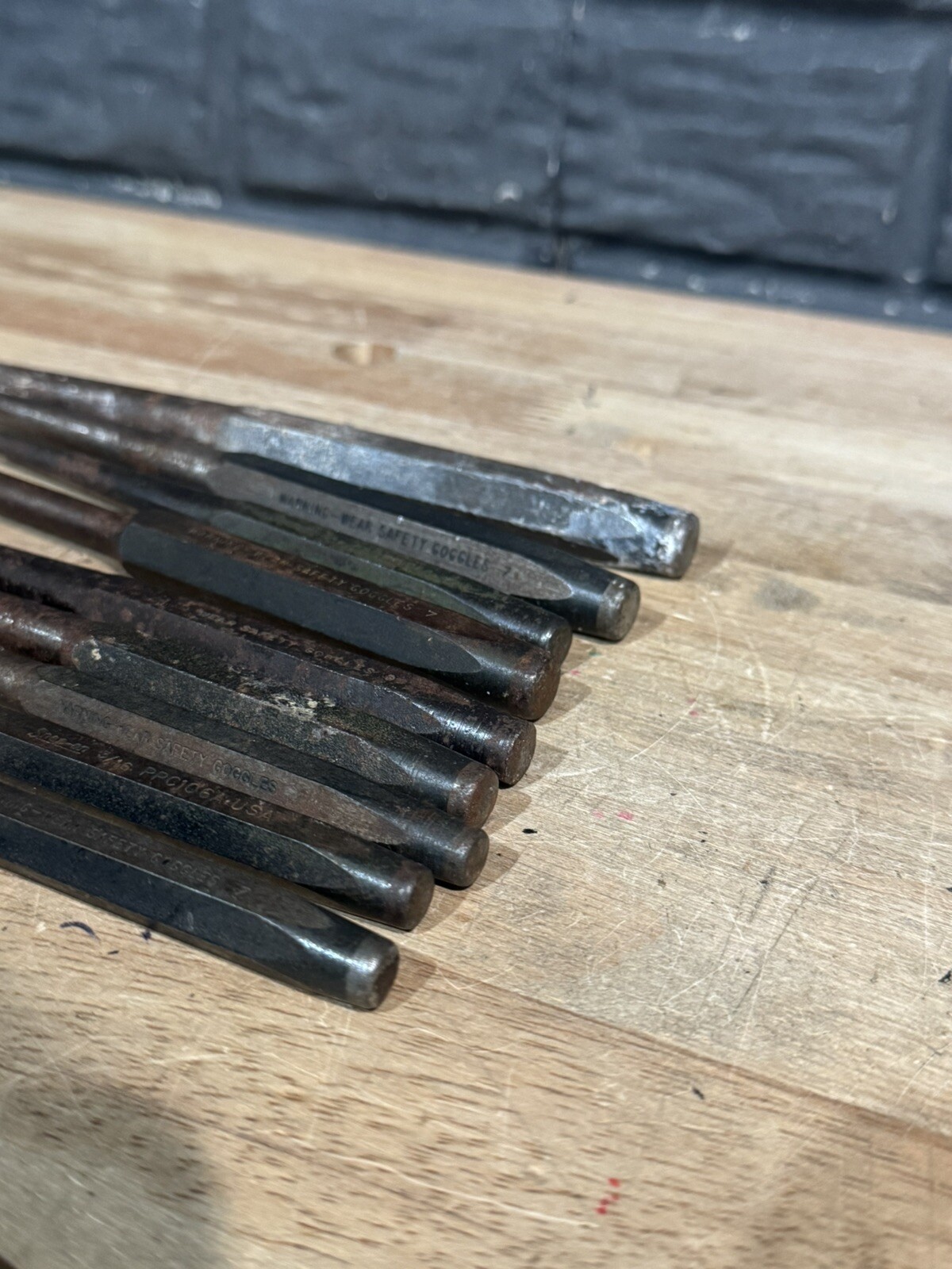 SNAP ON tapered Punch Set Of 9 PPC 105A 106A 4A 205A 206A 110A 4A 208A 210A