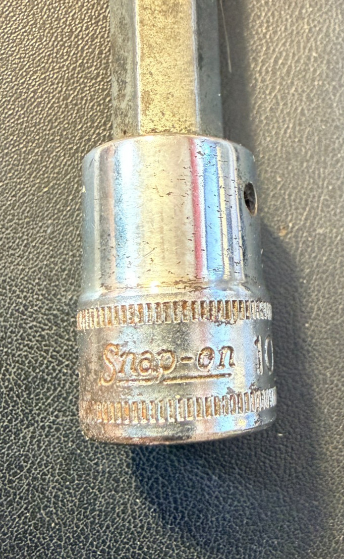 Snap On Tools Hex Bit Socket Driver FAM10 3/8″ Drive 10mm Metric As Pictured USA