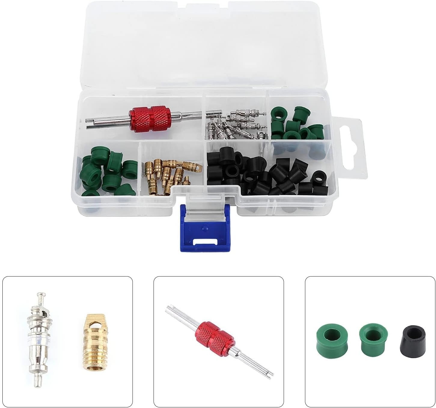 Complete 71-Piece A/C Valve Core Tool Set for Effective Automotive Repairs