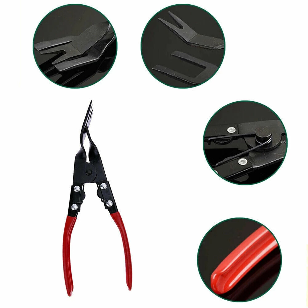Trim Clip Removal Plier Car Tool Van Door Panel Headlight Upholstery Repair Tool