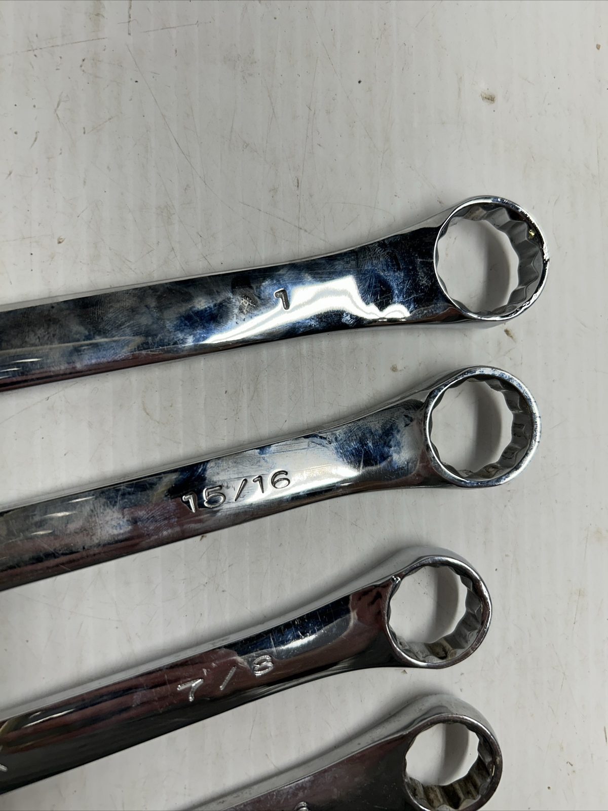 S-K Combination SAE Wrench Set 1″ 15/16 7/8 13/16 3/4 11/16 5/8 9/16 1/2 5/16