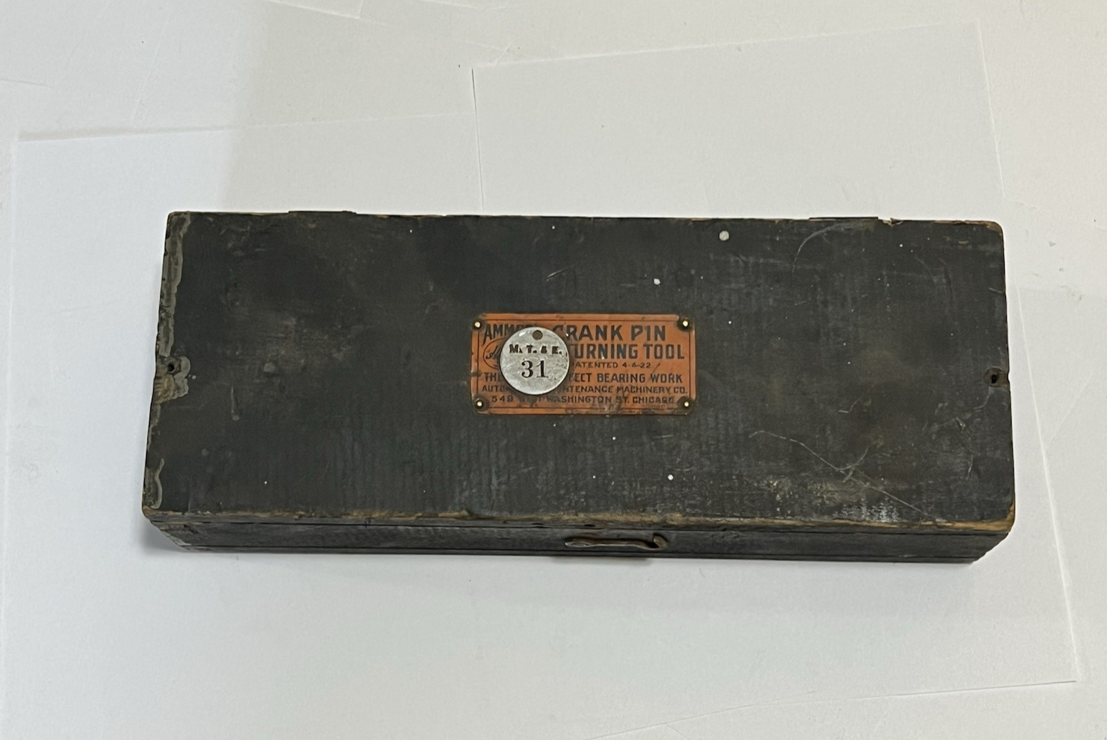 AMMCO HA Lee Vintage Crank Pin Re-Turning Tool in Box w Cutters 1-1/4″ – 2-1/4″