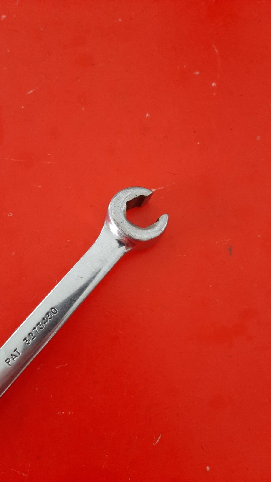 Snap-on Tools RXS14 7/16″ Flare Nut Line Combination Wrench 6pt Point Engraved