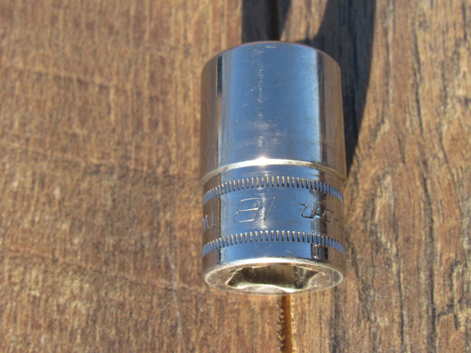 SNAP ON TWM18 18MM 1/2″ DRIVE METRIC 6 POINT CHROME SHALLOW SOCKET TWM 18 18 MM