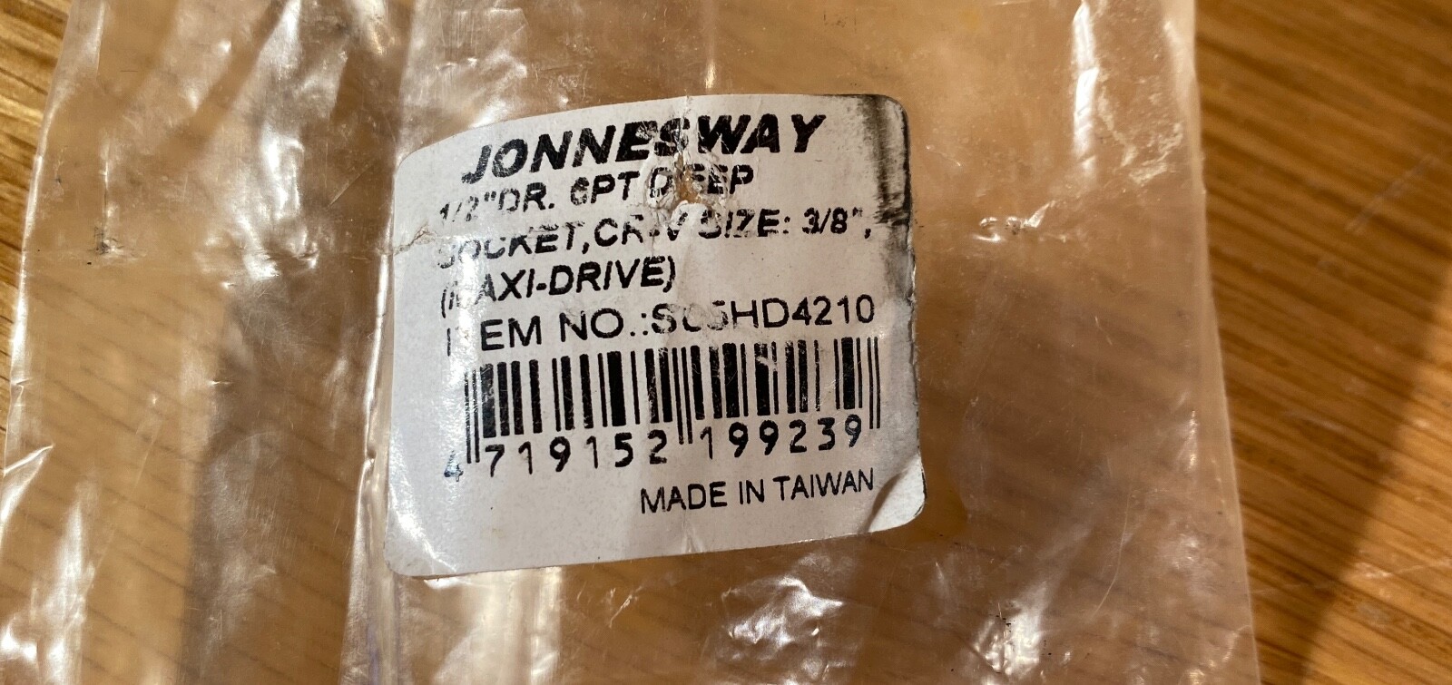 Brand New Jonnesway cr-v 3/8 Single Socket 1/2″ DR 6PT Deep Socket