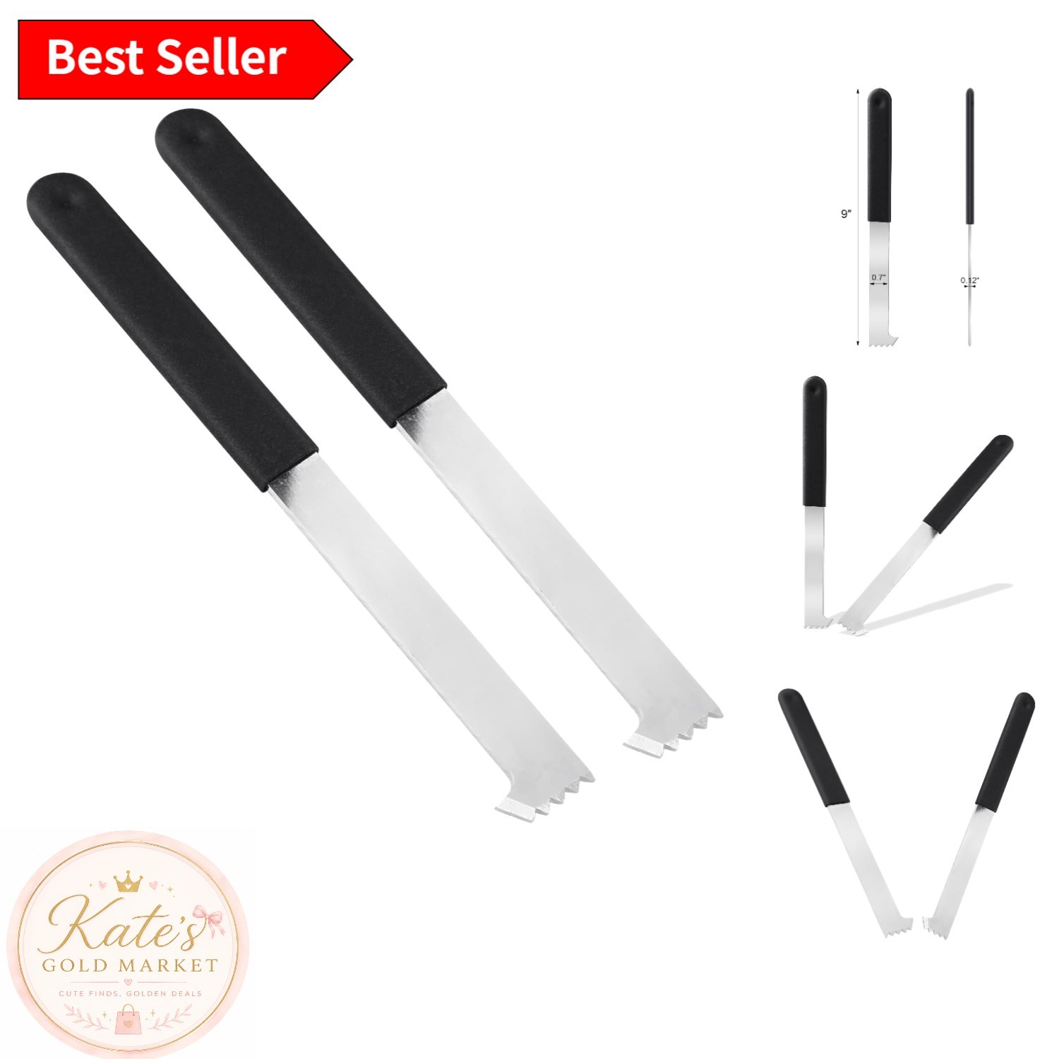 Effortless Paver Lifting Tool Set – 2 Non-Slip Handled Extractors for Garden