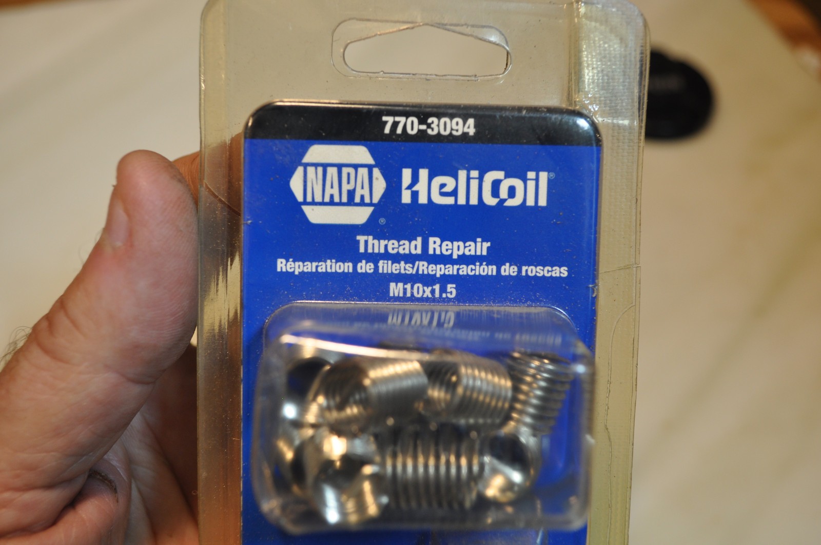 Helicoil Thread Repair Kit M10 x 1.5 With 12 Stainless Steel Inserts in Napa