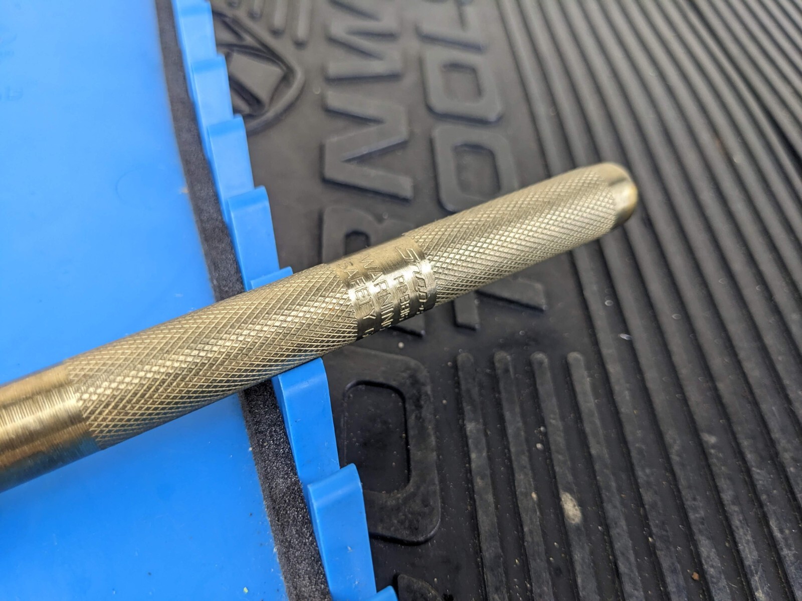 #bb191 Snap On Tools Brass 1/2″ Drift Punch 8 inches PPB816A