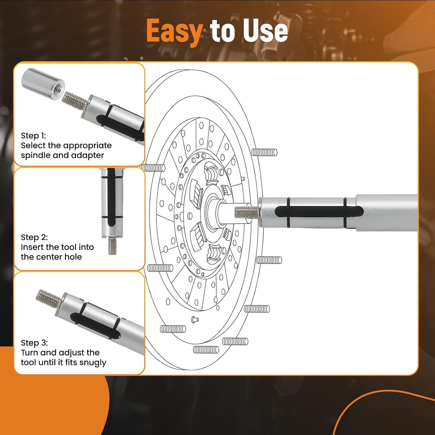 maXpeedingrods Universal Clutch Alignment Tool Kit, 11PCS Disc…