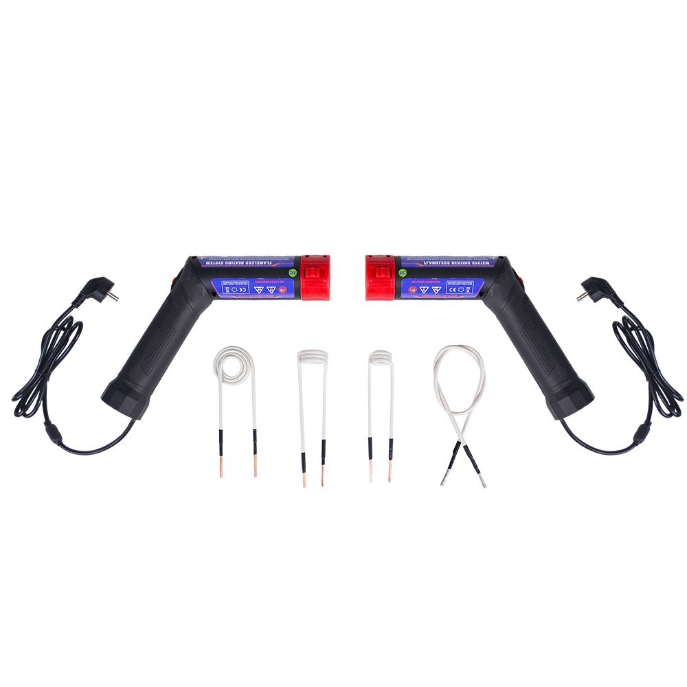 1700W Magnetic Induction Heater Kit Bolt Remover Flameless Heat Tool Free Coils