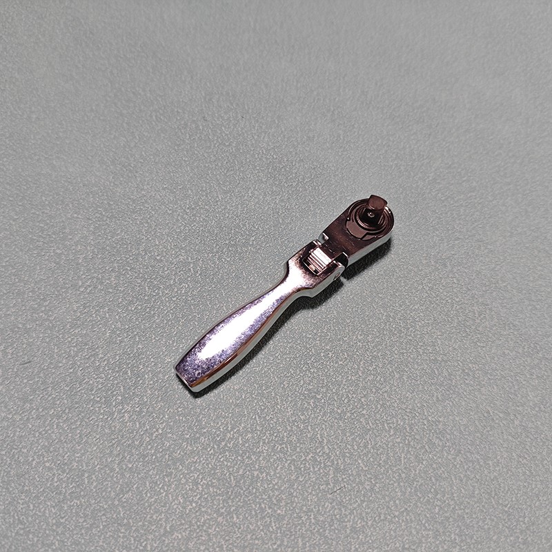 2 in 1 Drive Ratchet Handle Wrench Socket Spanner Tool 1/4″ 72-Tooth Flexi Head