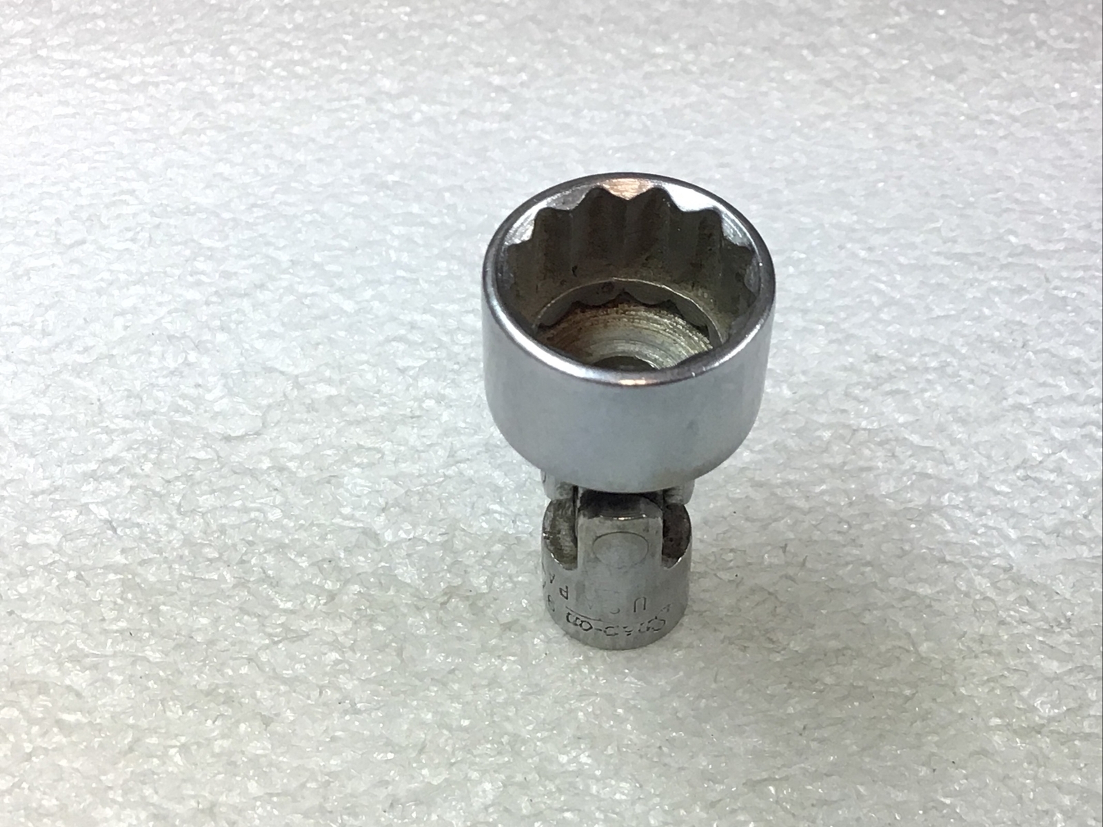 Snap On TMU181 – 9/16”, SAE, 1/4″ Dr., Chrome, 12Pt., Swivel Socket-USA-NICE-