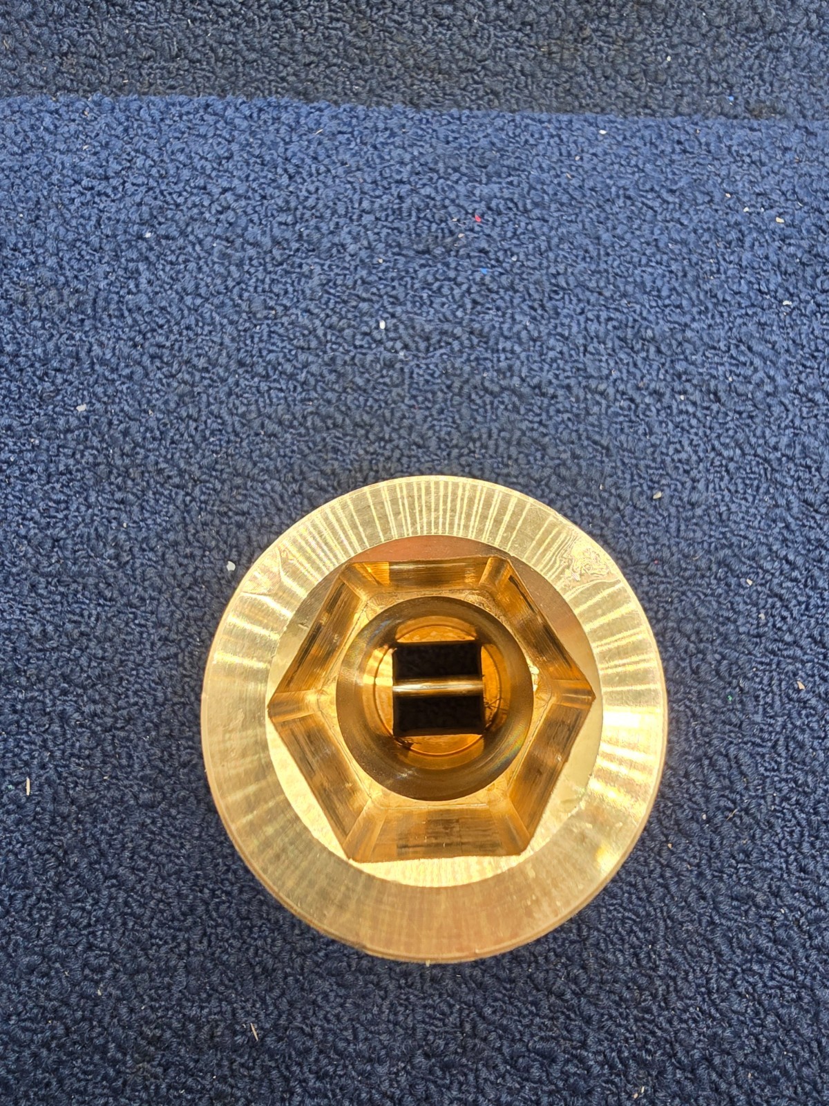 Aldon Square Drive 6 Point Bronze Tank Car Socket 1-7/16″