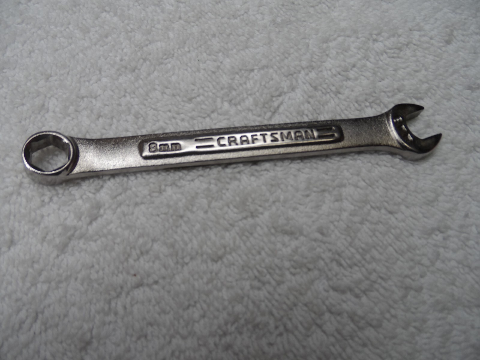 Craftsman Metric Satin Combination Wrench, 6pt, USA NOS, 8mm – PN 42865 (pics)