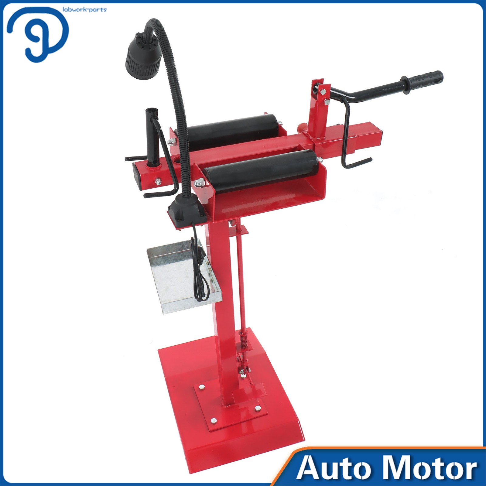For Truck & Car Manual Tire Spreader Changer Portable Tire Changer w/ LED Light