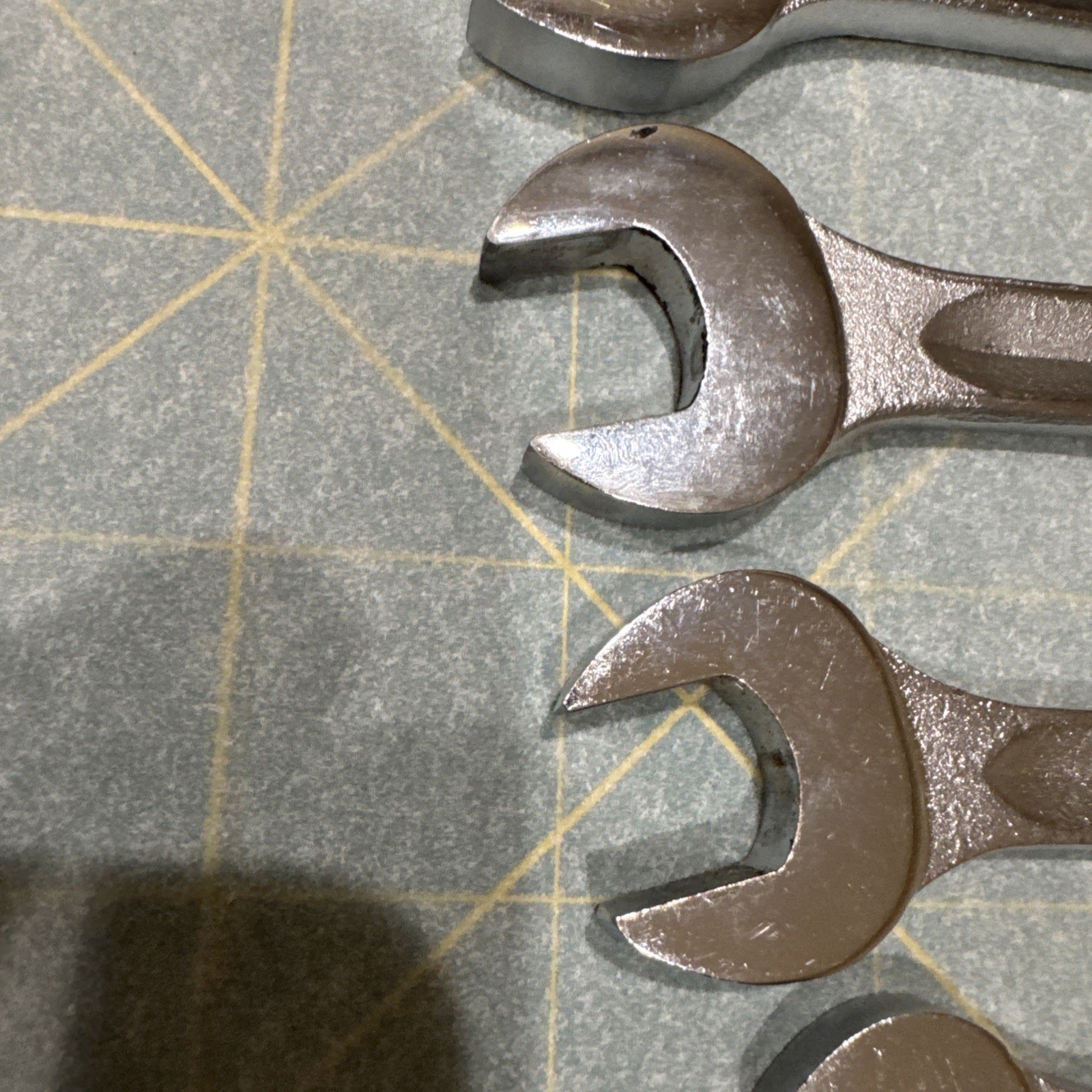 Vintage Thorsen 8 Piece Metric Combination Wrench Set Made in USA