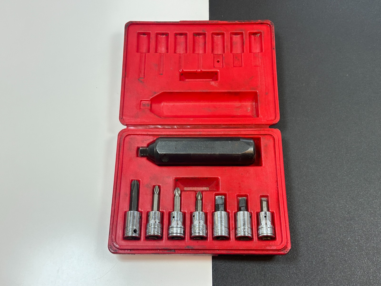 🇺🇸 Snap On Tools USA 208EPIT 8pc 3/8″ Drive Hand Impact Driver Set w/ Case