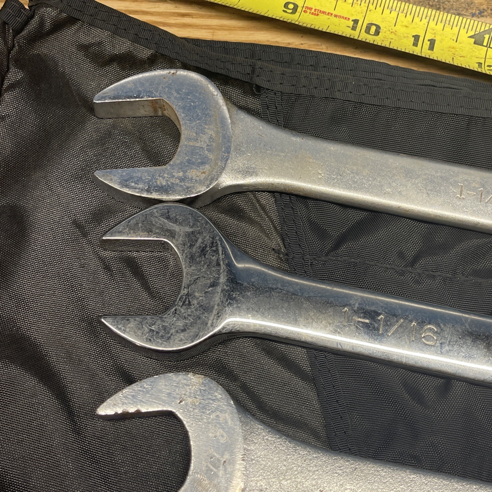 15 Piece Proamerica USA SAE 12 Point Combination Wrench Set 1/4 – 1-1/8 + Roll