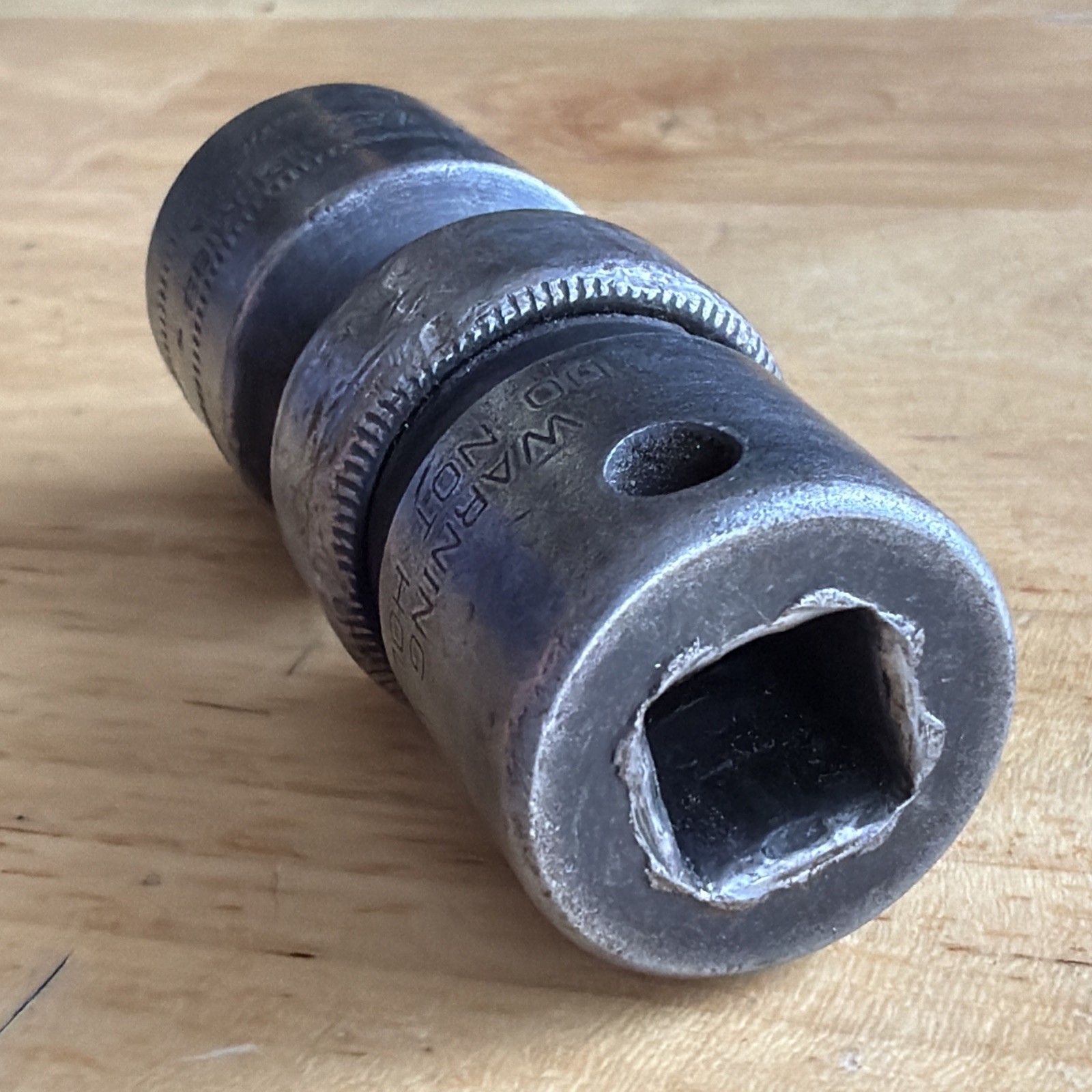 Snap On Tools 18mm Universal Swivel Impact Socket 3/8″ Drive 6pt IPFM18B USA