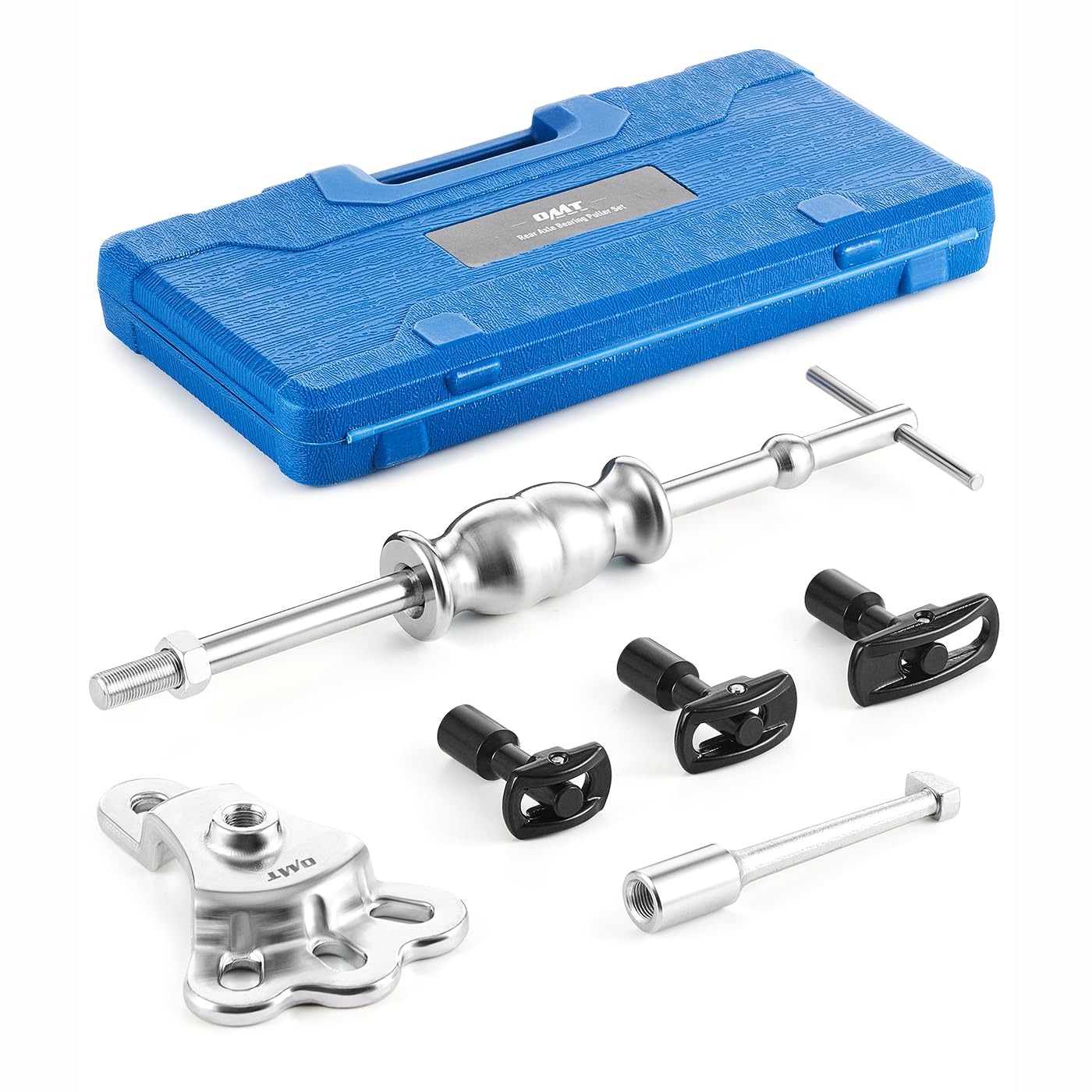 Rear Axle Bearing Puller Tool Kit and multiple sizes, black