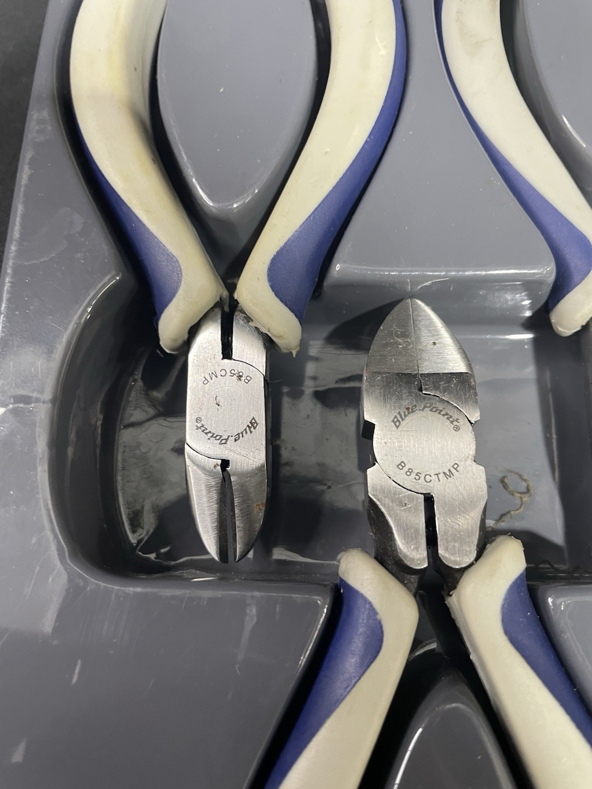 Blue Point BMPL1000 10 Pc Mini Pliers Set w/ Tray Pre-Owned
