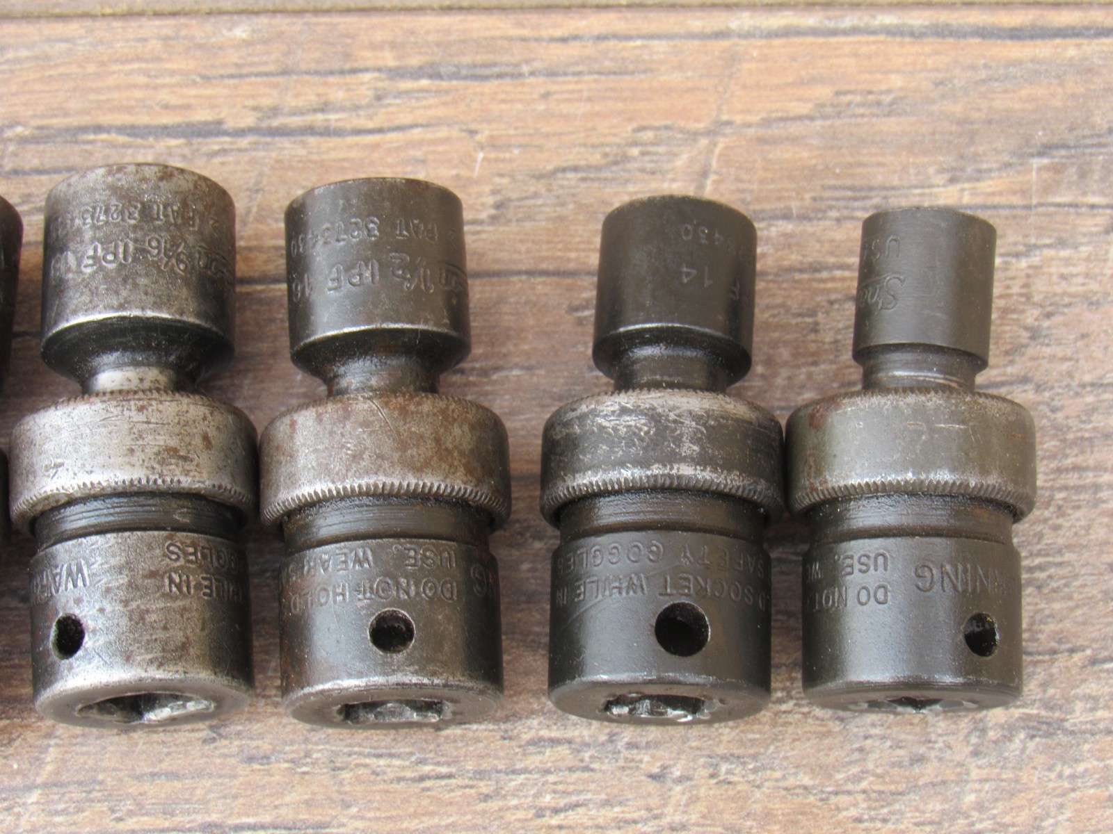 SNAP ON 207IPF 3/8″ DR 3/8″ – 3/4″ SAE IMPACT FLEX SWIVEL SOCKET SET IPF12 – 24