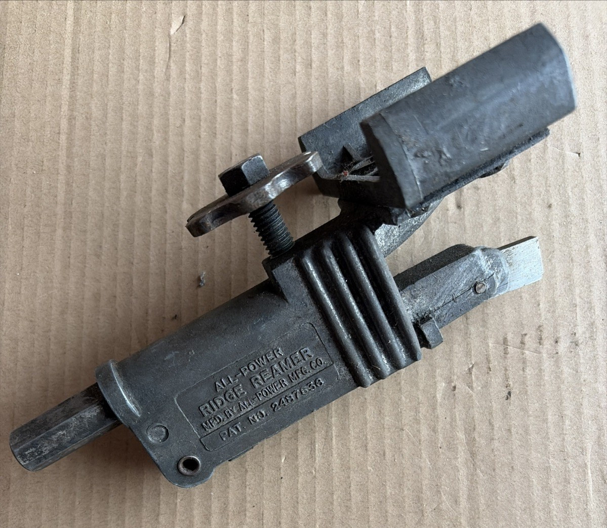 Vintage All-Power Ridge Reamer Tool Pat 2497638 Engine Cylinder Automotive Shop
