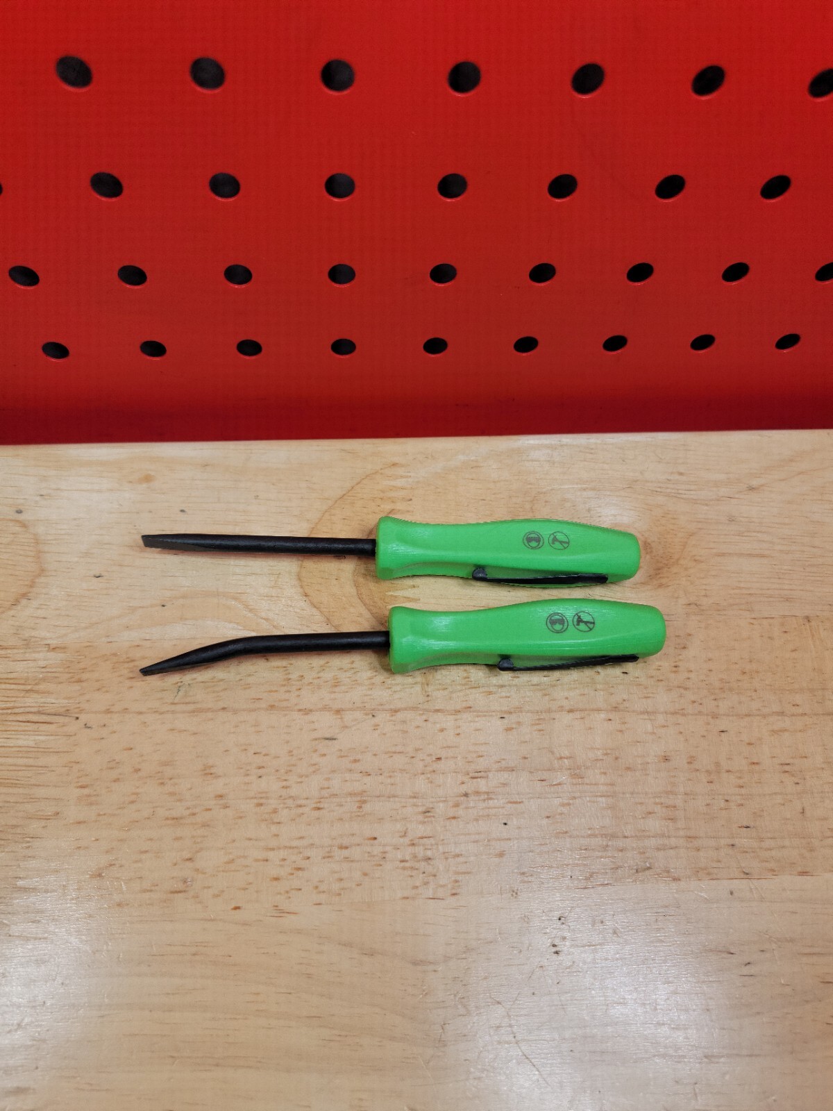 Snap-on PBMB5 PBMS5 GREEN 5″ Angle + 5″ Straight Mini Pocket Prybar Set