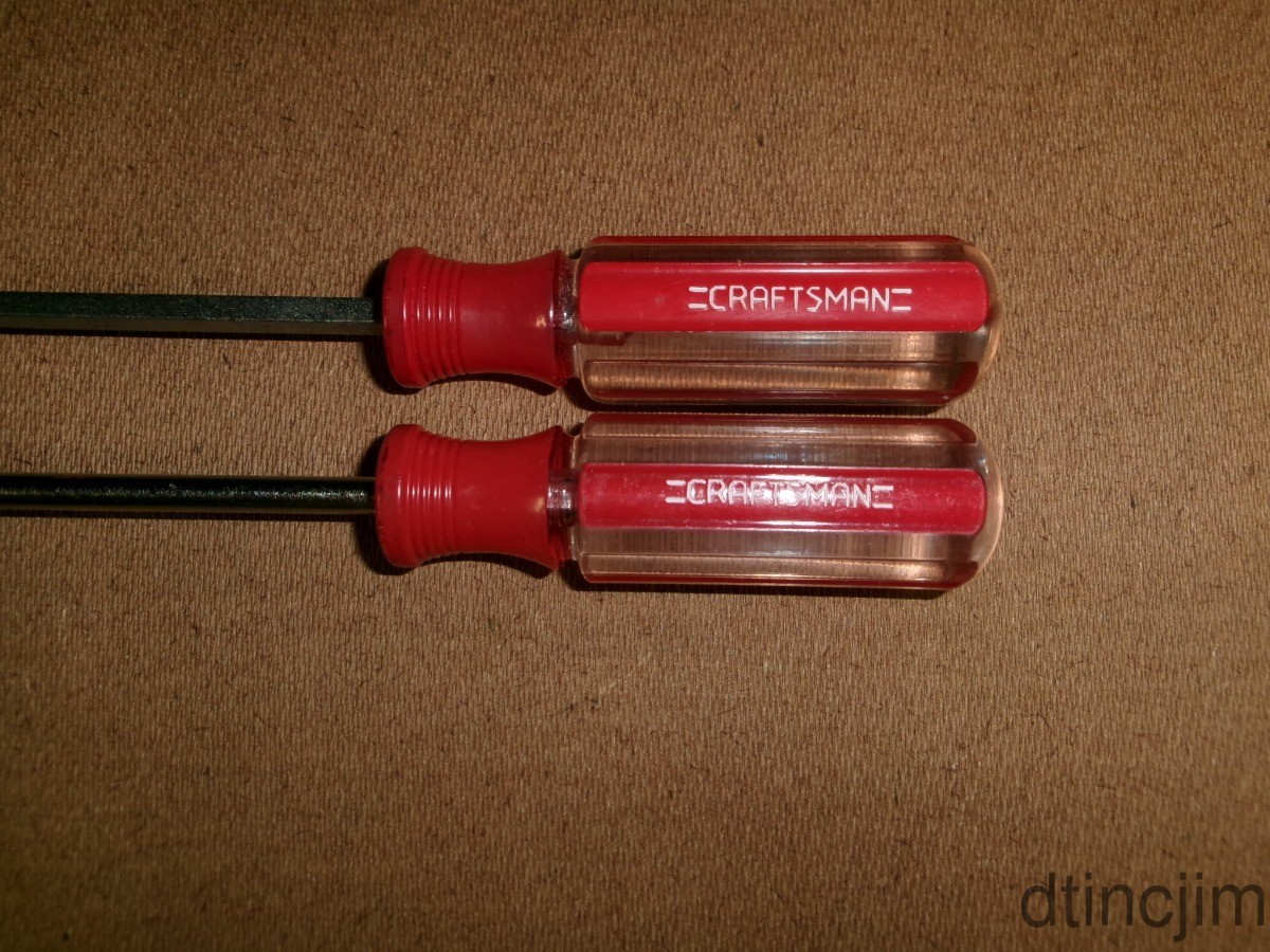 Craftsman 2 Piece Flat Blade and Phillips Screwdriver Set
