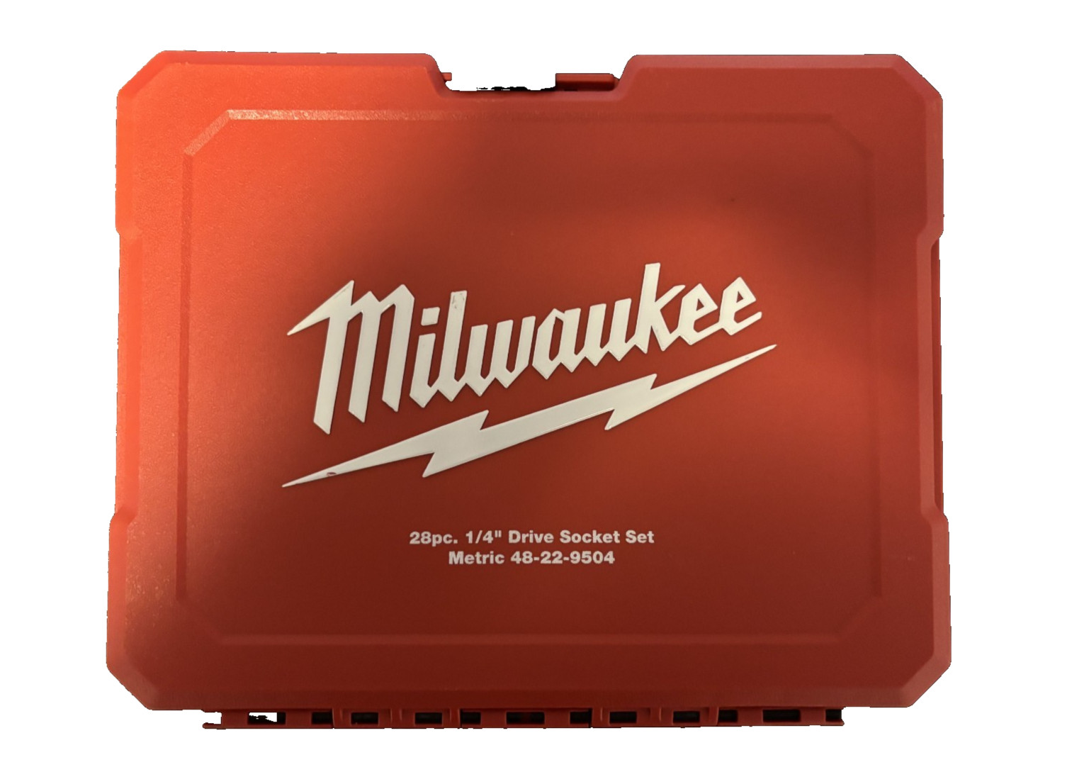 Milwaukee 48-22-9504 1/4 in. Drive 28 pc. Ratchet & Socket Set-Metric